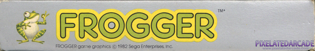 Frogger Cover Art: Top Spine Frogger Cover Art: Top Spine