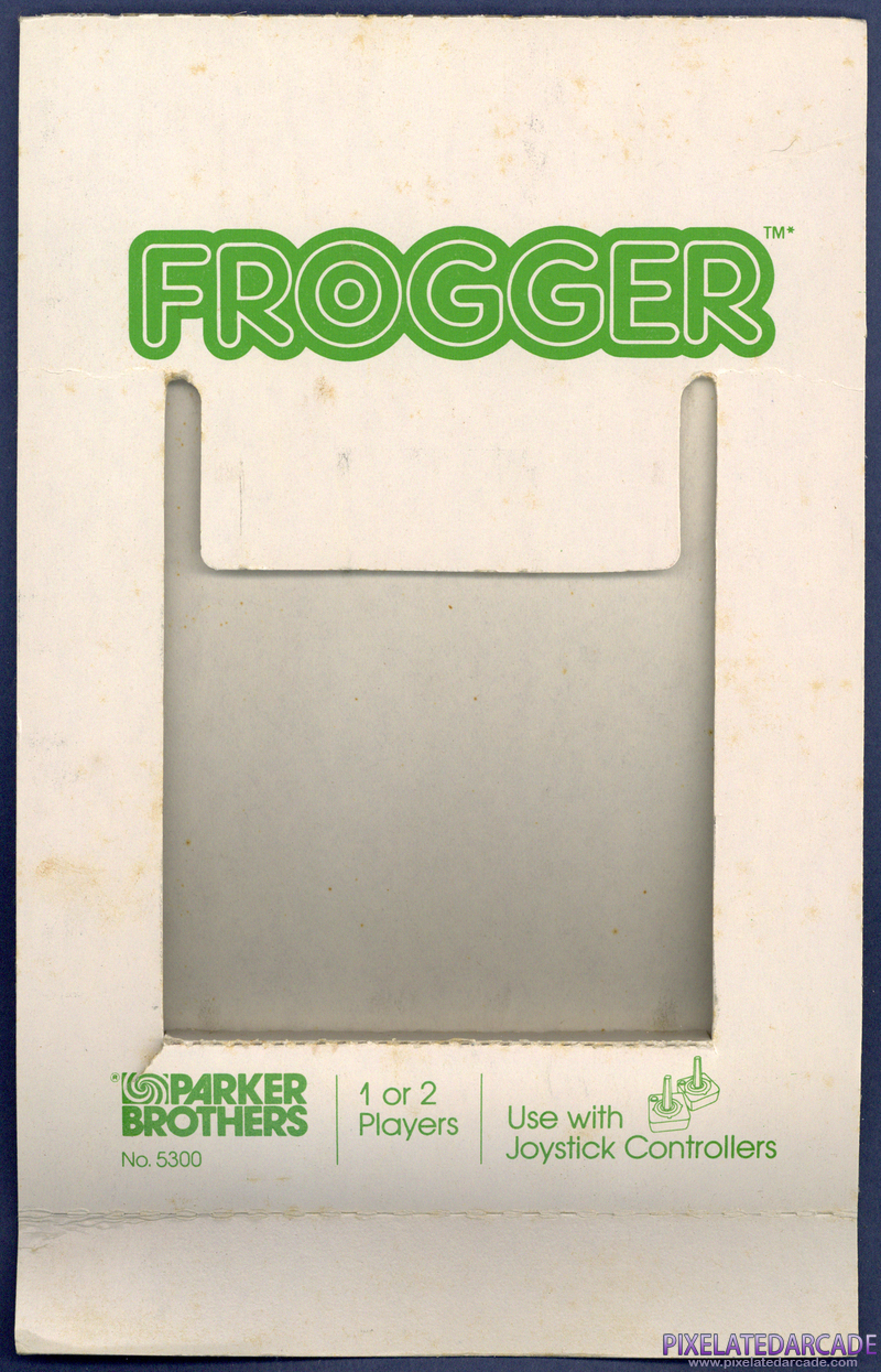Frogger Cover Art: Inlay Frogger Cover Art: Inlay