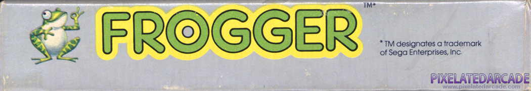Frogger Cover Art: Bottom Spine Frogger Cover Art: Bottom Spine