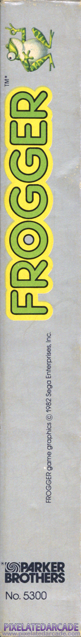Frogger Cover Art: Right Spine Frogger Cover Art: Right Spine