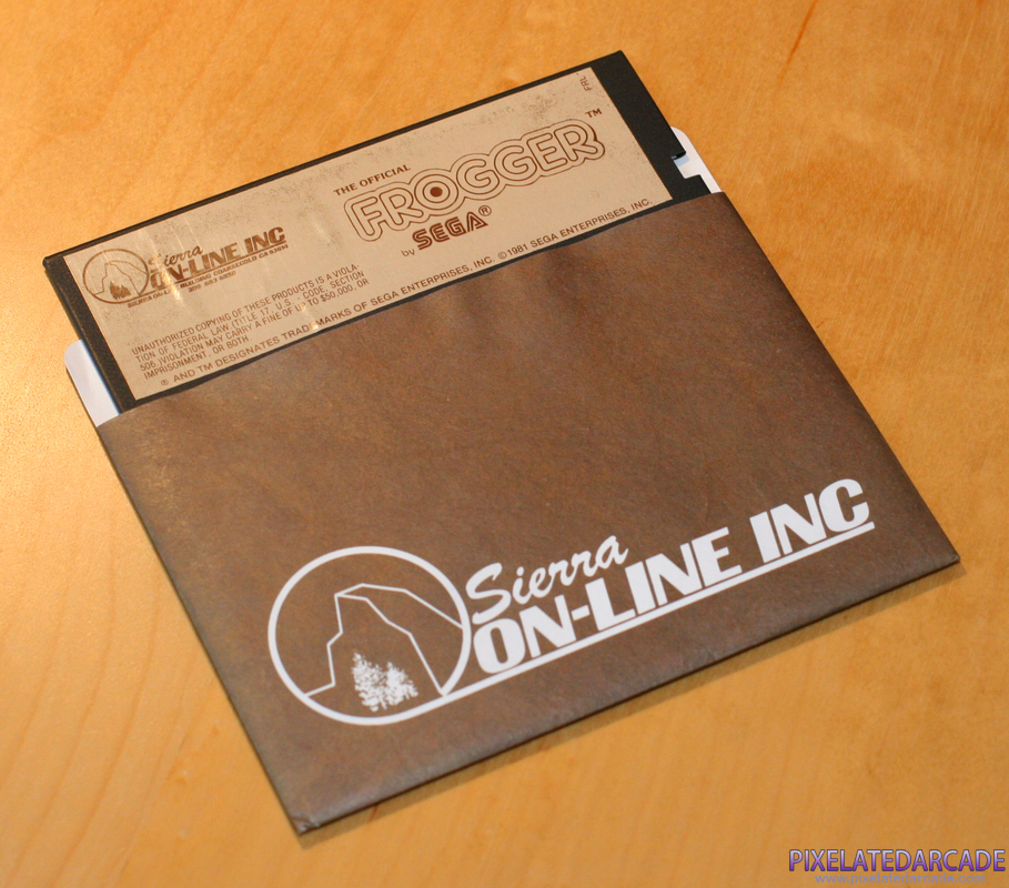 Frogger Cover Art: Game disk Frogger Cover Art: Game disk
