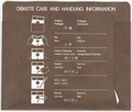 Disk Sleeve - Back