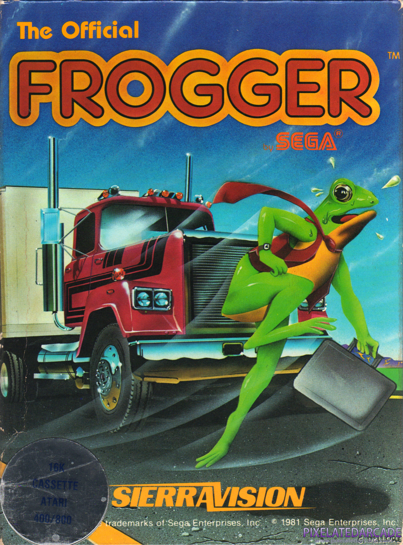 Frogger Cover Art: Frogger Cover Art:
