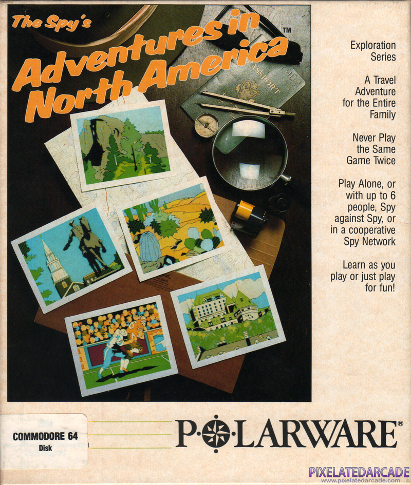 Spy's Adventures in North America, The Cover Art: 