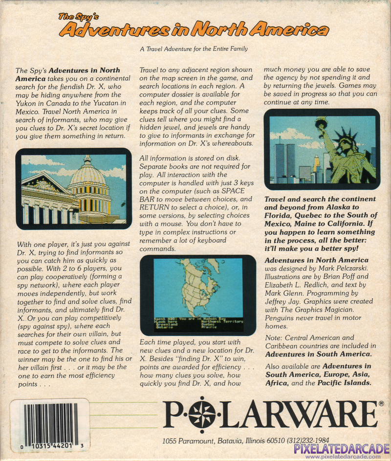 Spy's Adventures in North America, The Cover Art: Spy's Adventures in North America, The Cover Art: