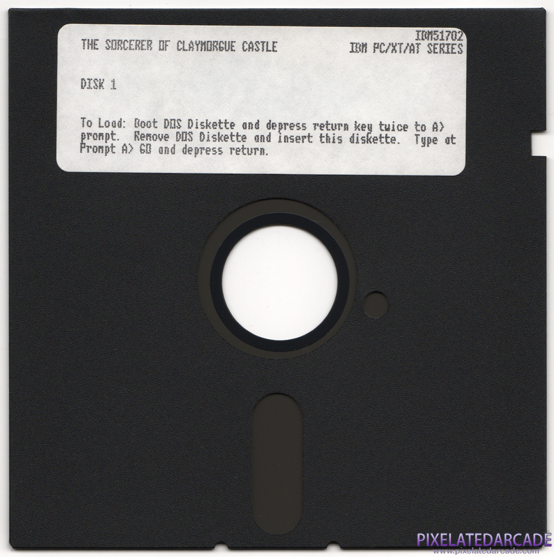 Sorcerer of Claymorgue Castle Cover Art: Disk 1 of 2