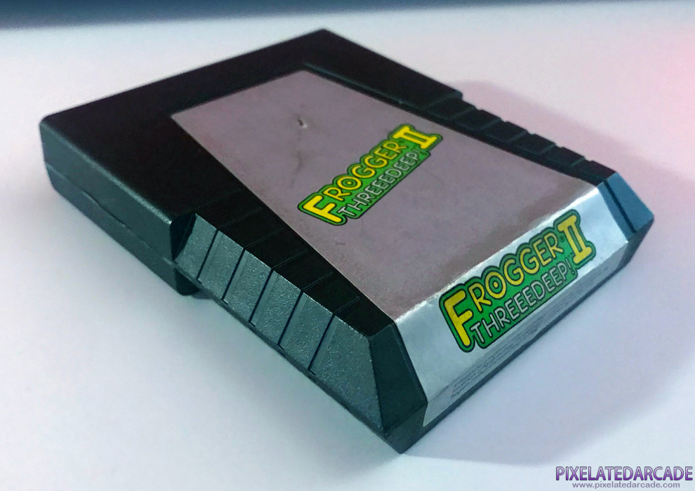 Frogger II: ThreeeDeep! Cover Art: Game cartridge Frogger II: ThreeeDeep! Cover Art: Game cartridge