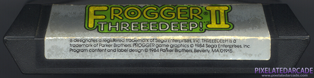 Frogger II: ThreeeDeep! Cover Art: Top Frogger II: ThreeeDeep! Cover Art: Top