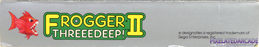 Frogger II: ThreeeDeep! Cover Art: Bottom Spine Frogger II: ThreeeDeep! Cover Art: Bottom Spine