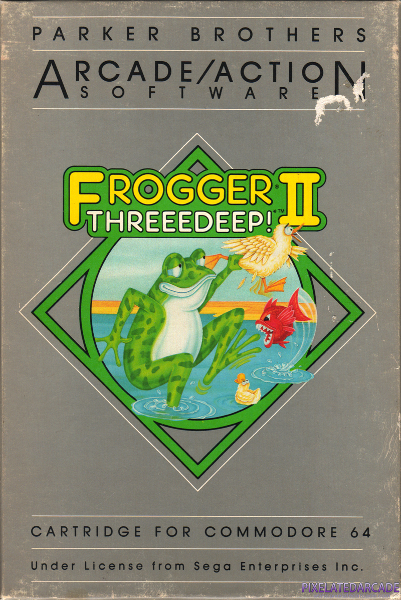 Frogger II: ThreeeDeep! Cover Art: Frogger II: ThreeeDeep! Cover Art:
