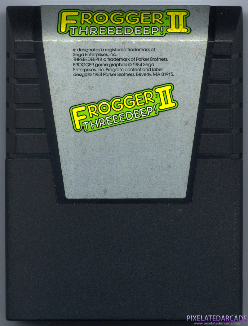 Frogger II: ThreeeDeep! Cover Art: Front Frogger II: ThreeeDeep! Cover Art: Front