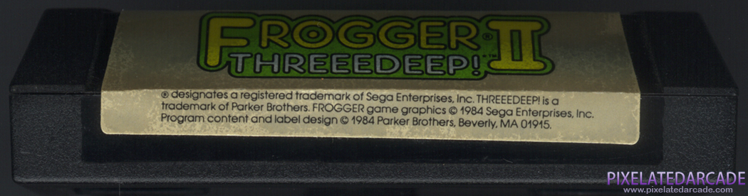 Frogger II: ThreeeDeep! Cover Art: Top