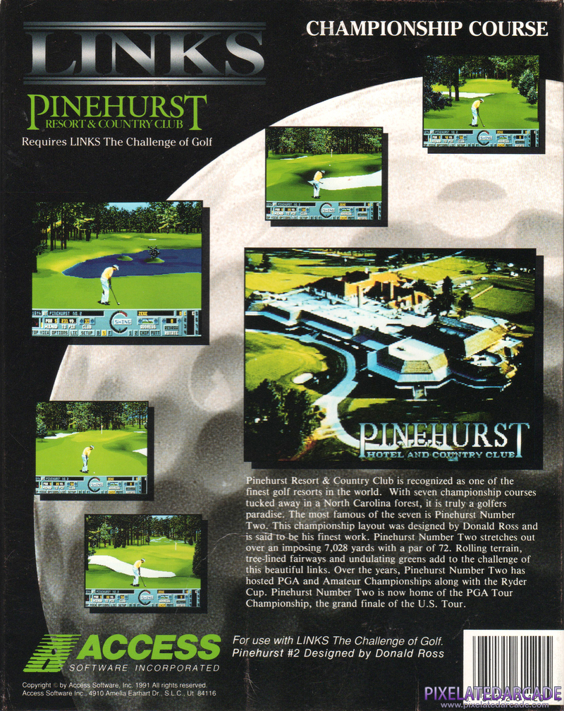 Links: Championship Course - Pinehurst Resort & Country Club Cover Art: 