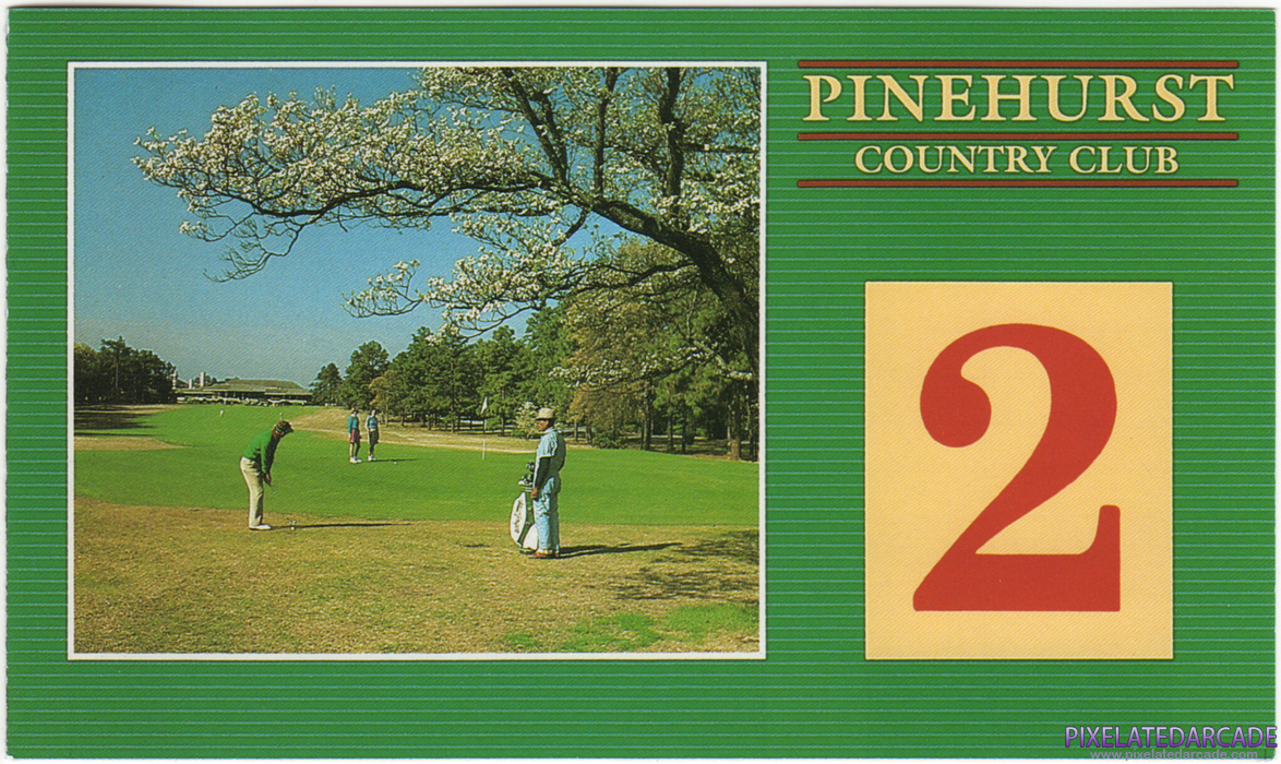 Links: Championship Course - Pinehurst Resort & Country Club Cover Art: Scorecard - Front