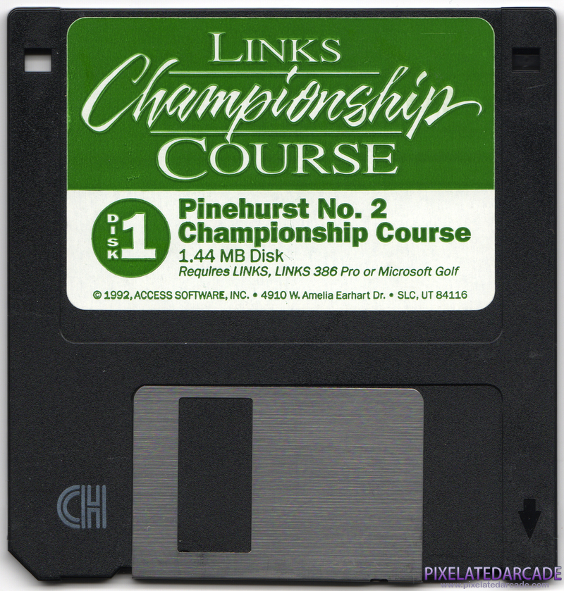 Links: Championship Course - Pinehurst Resort & Country Club Cover Art: Disk 1 of 3 - Front