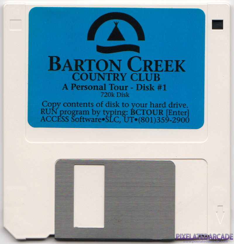 Links: Championship Course - Barton Creek Cover Art: Tour Disk 1 of 2