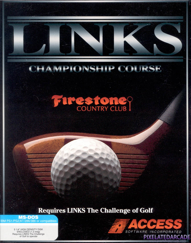 Links: Championship Course - Firestone Country Club Cover Art: 