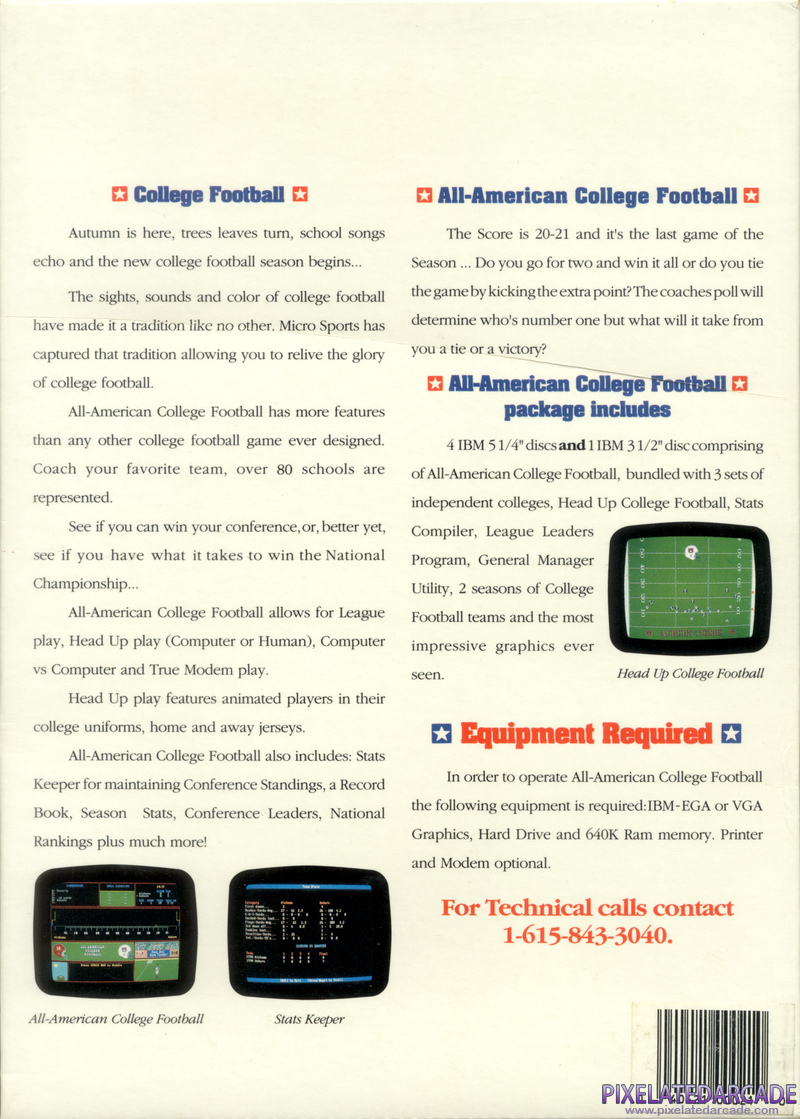 All-American College Football Cover Art: 
