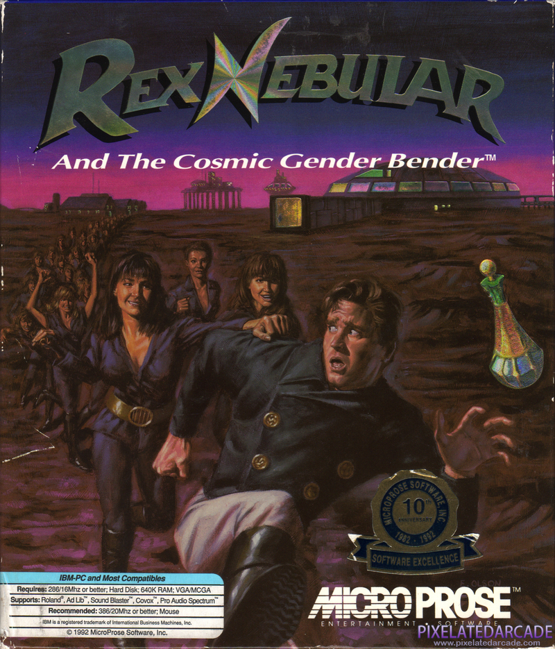 Rex Nebular and the Cosmic Gender Bender Cover Art: Rex Nebular and the Cosmic Gender Bender Cover Art: