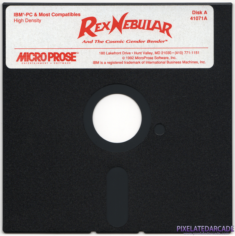 Rex Nebular and the Cosmic Gender Bender Cover Art: Disk 1 of 10 Rex Nebular and the Cosmic Gender Bender Cover Art: Disk 1 of 10