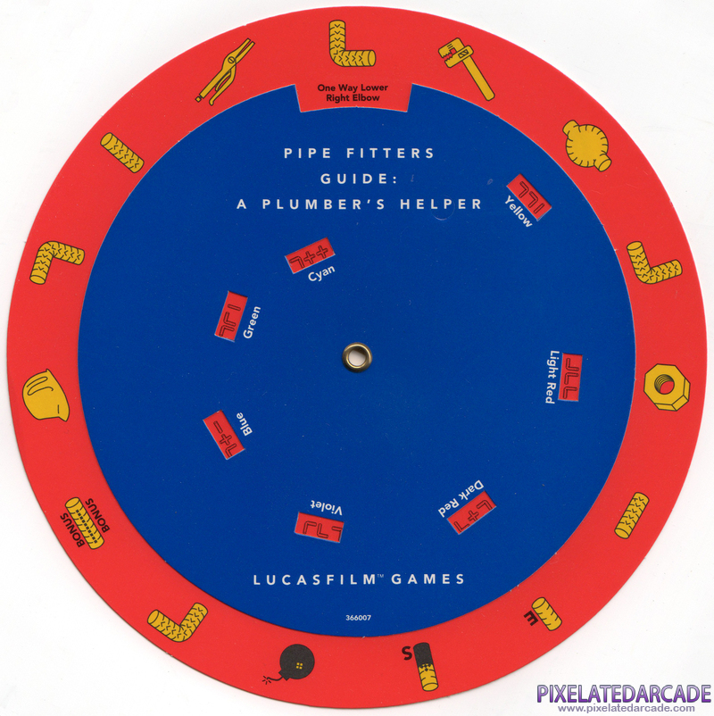 Pipe Dream Cover Art: Copy Protection Code Wheel Pipe Dream Cover Art: Copy Protection Code Wheel