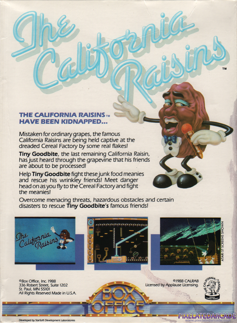 California Raisins, The Cover Art: California Raisins, The Cover Art: