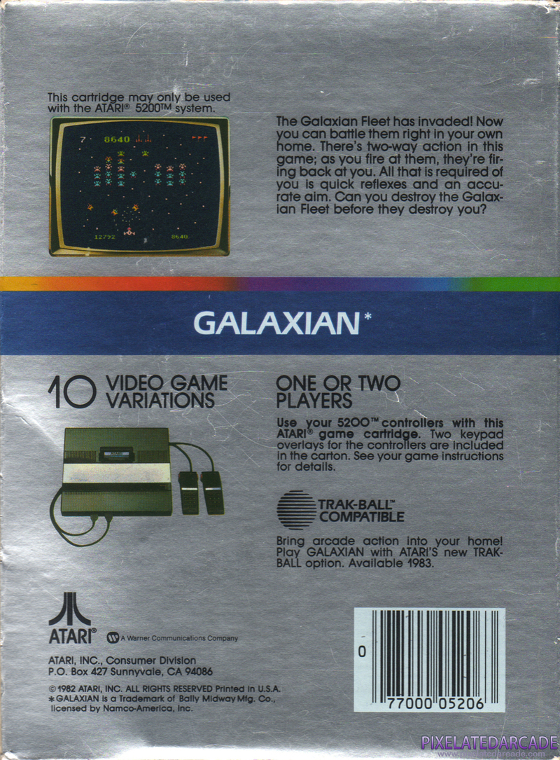 Galaxian Cover Art: Galaxian Cover Art: