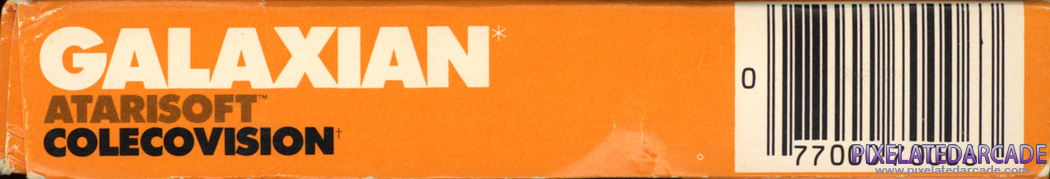 Galaxian Cover Art: Bottom Spine Galaxian Cover Art: Bottom Spine