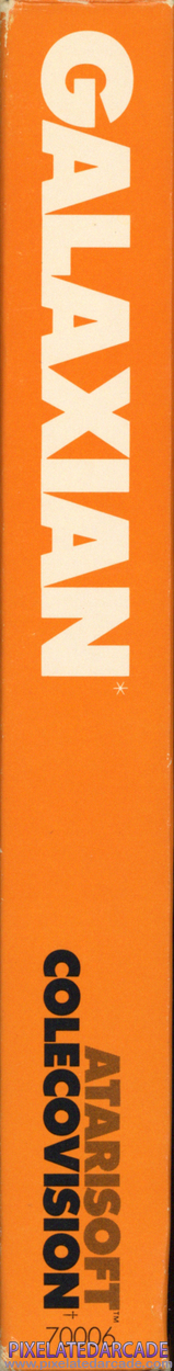 Galaxian Cover Art: Left Spine Galaxian Cover Art: Left Spine
