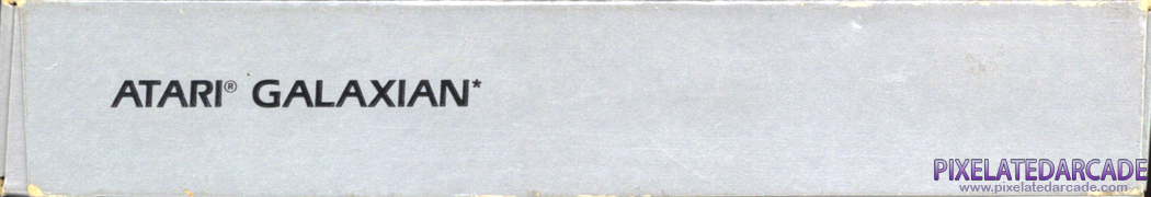 Galaxian Cover Art: Bottom Spine Galaxian Cover Art: Bottom Spine