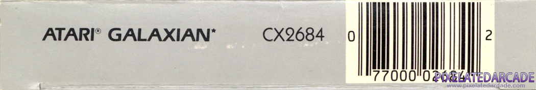 Galaxian Cover Art: Bottom Spine Galaxian Cover Art: Bottom Spine