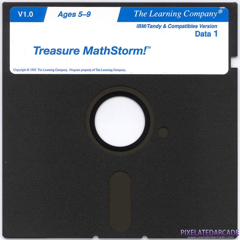 Treasure MathStorm! Cover Art: Data Disk 1 of 2 Treasure MathStorm! Cover Art: Data Disk 1 of 2