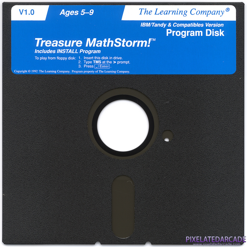 Treasure MathStorm! Cover Art: Program Disk Treasure MathStorm! Cover Art: Program Disk