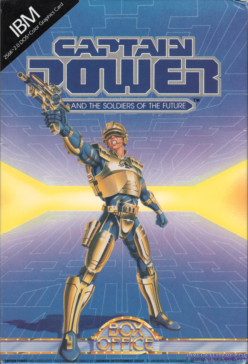 Captain Power and the Soldiers of the Future Cover Art: Captain Power and the Soldiers of the Future Cover Art: