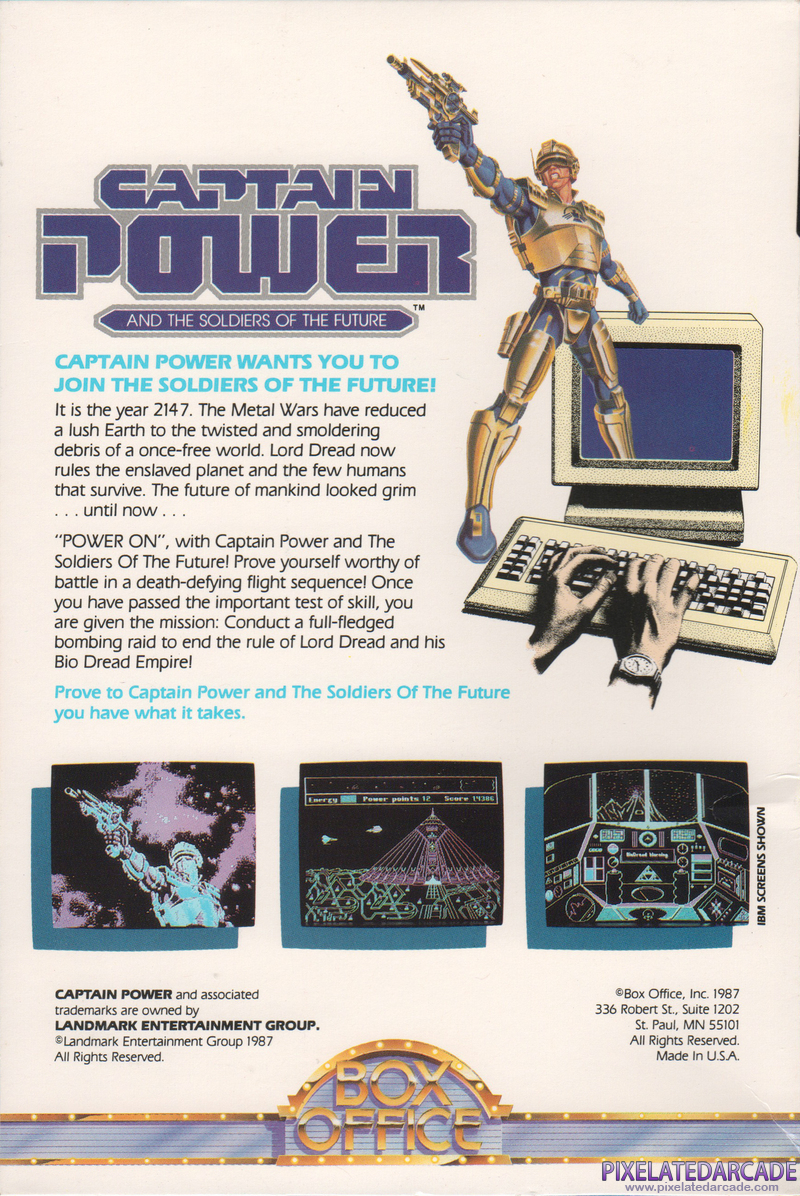 Captain Power and the Soldiers of the Future Cover Art: Captain Power and the Soldiers of the Future Cover Art: