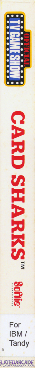 Card Sharks Cover Art: Left Spine