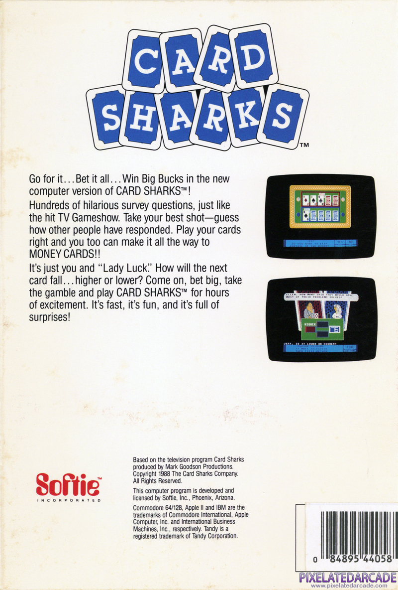Card Sharks Cover Art: Card Sharks Cover Art: