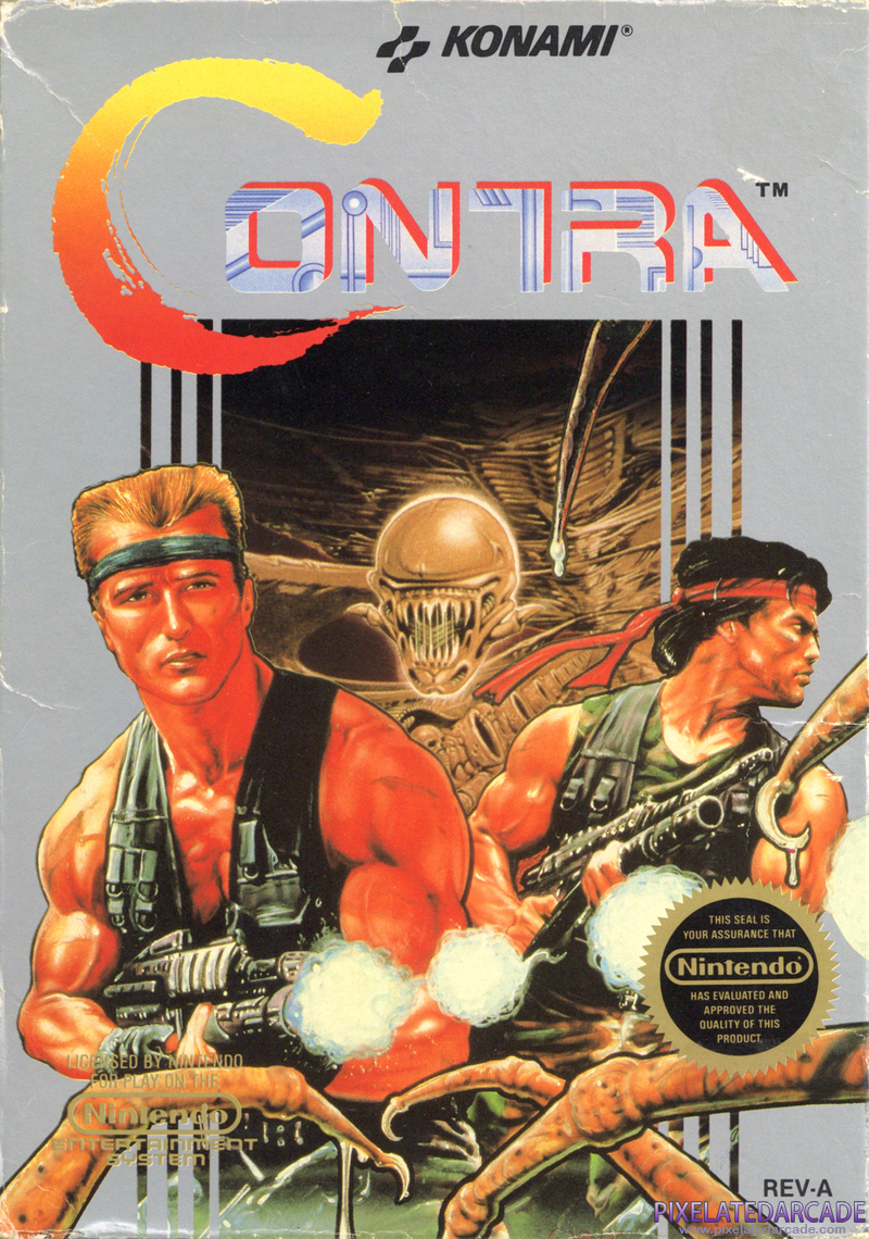Contra Cover Art: Contra Cover Art: