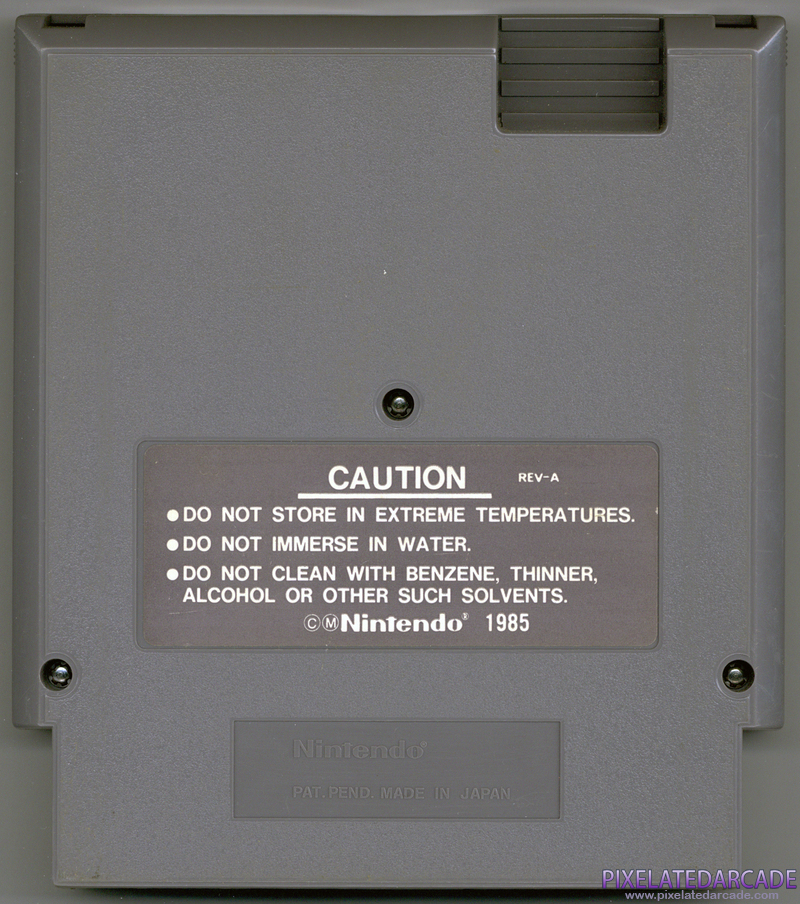 Contra Cover Art: Back Contra Cover Art: Back