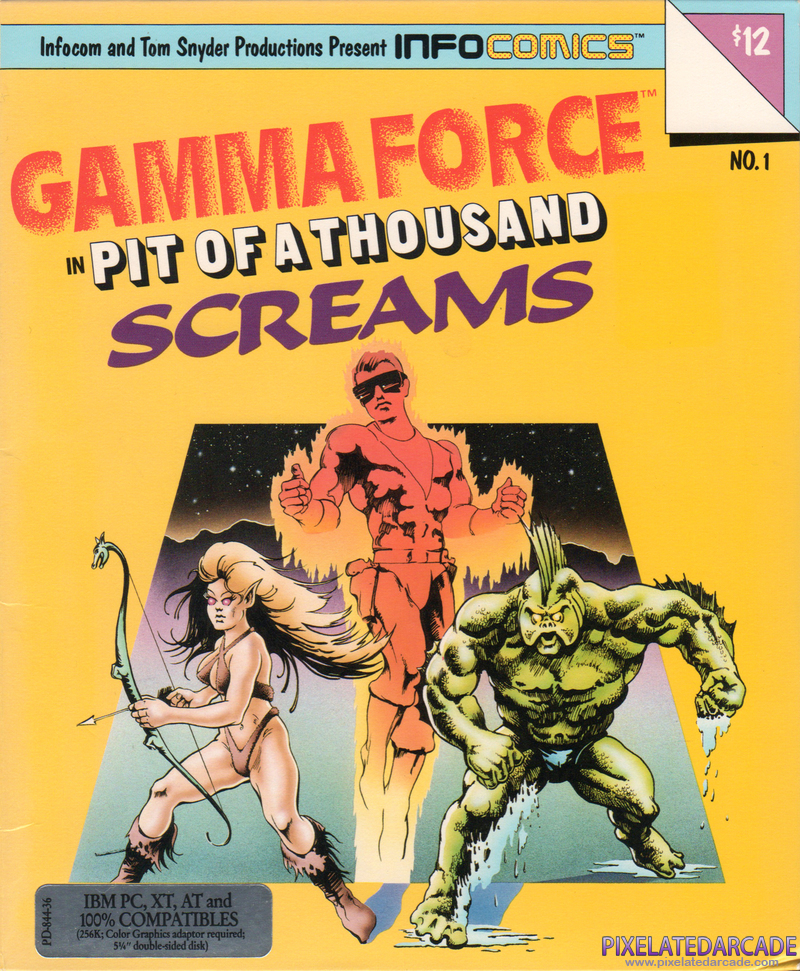 Gamma Force in Pit of a Thousand Screams Cover Art: Gamma Force in Pit of a Thousand Screams Cover Art: