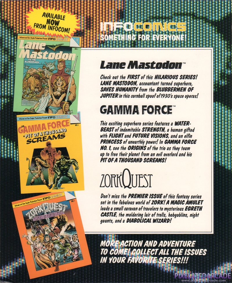 Gamma Force in Pit of a Thousand Screams Cover Art: Left Side Gamma Force in Pit of a Thousand Screams Cover Art: Left Side