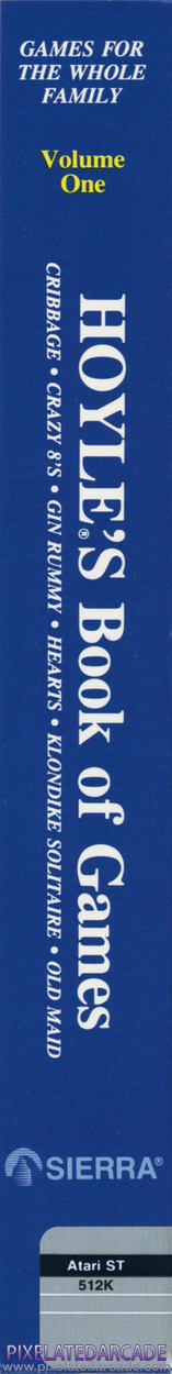 Hoyle: Official Book of Games - Volume 1 Cover Art: Left Spine