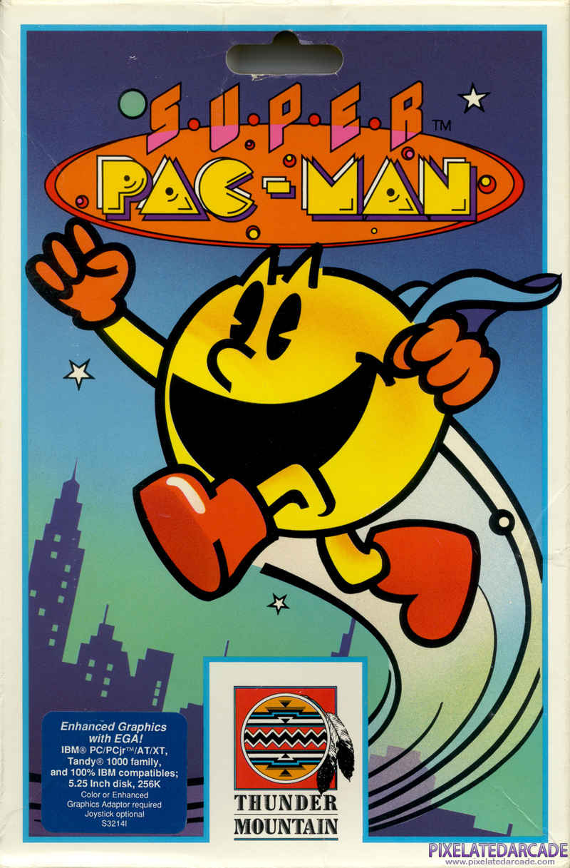 Super Pac-Man Cover Art: Super Pac-Man Cover Art: