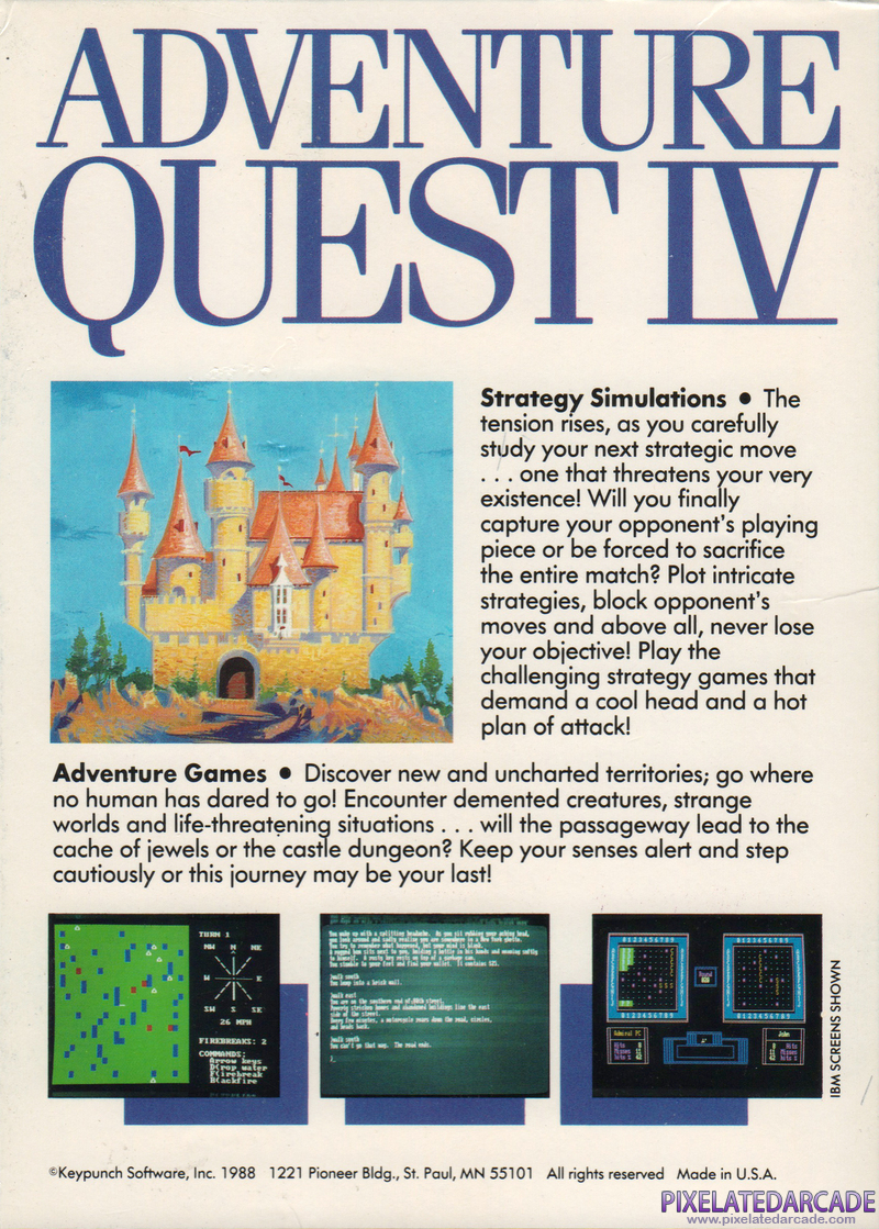 Adventure Quest IV Cover Art: 