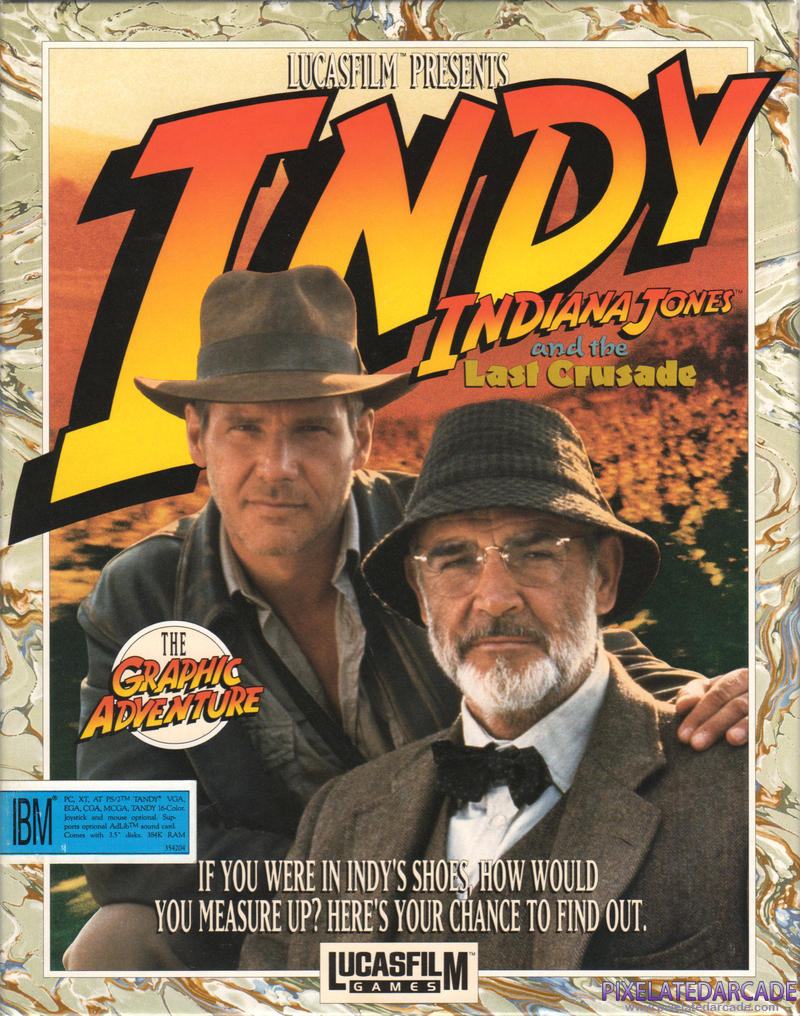 Indiana Jones and The Last Crusade: The Graphic Adventure Cover Art: 