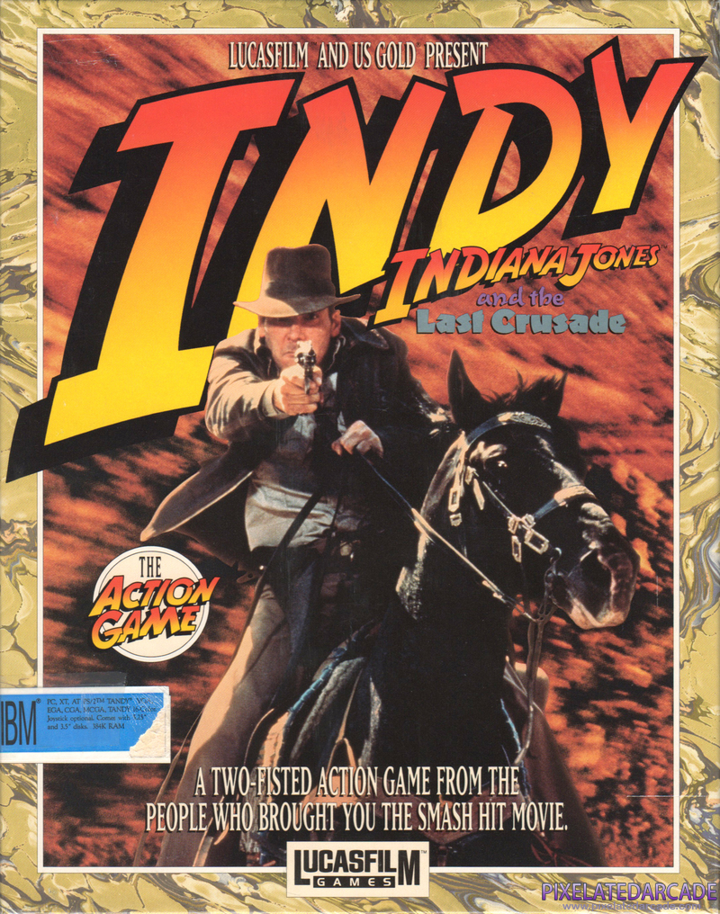 Indiana Jones and the Last Crusade: The Action Game Cover Art: Indiana Jones and the Last Crusade: The Action Game Cover Art: