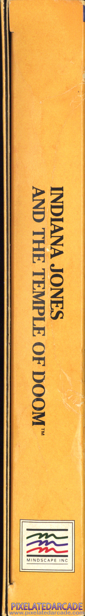 Indiana Jones and the Temple of Doom Cover Art: Right Spine
