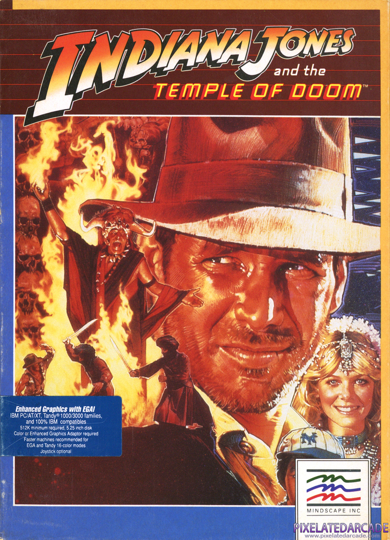 Indiana Jones and the Temple of Doom Cover Art: Indiana Jones and the Temple of Doom Cover Art: