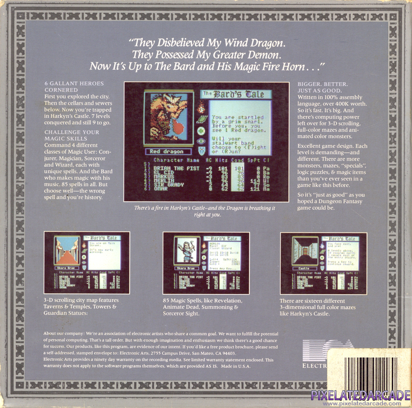 Tales of the Unknown: Volume I - The Bard's Tale Cover Art: 
