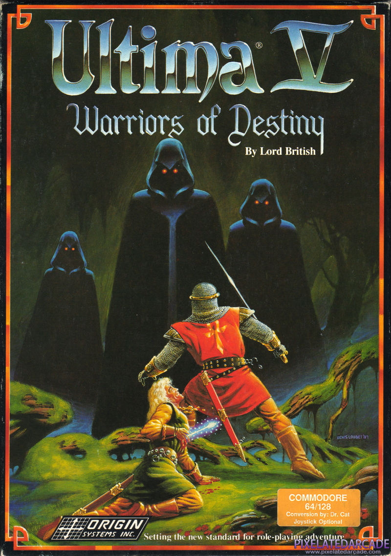 Ultima V: Warriors of Destiny Cover Art: Ultima V: Warriors of Destiny Cover Art: